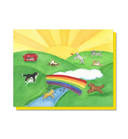 The Rainbow Bridge: Dog/Pet Loss Sympathy Card