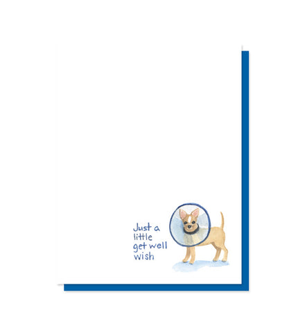 Just a Little Get Well Wish Chihuahua Card