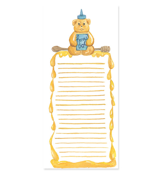 Honey Do Honey Bear 4x9 notepad