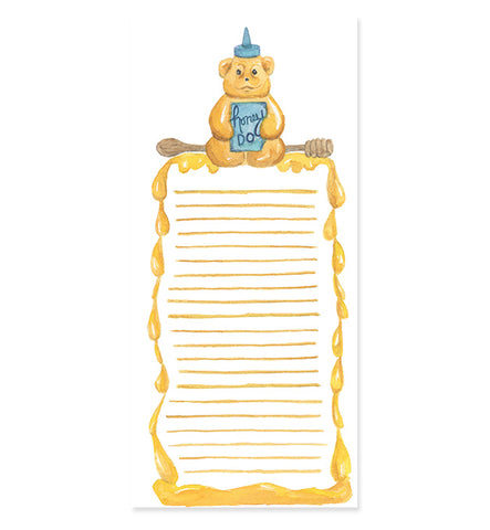 Honey Do Honey Bear 4x9 notepad