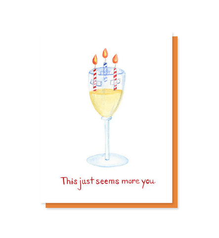 Wine Lover's Birthday Card