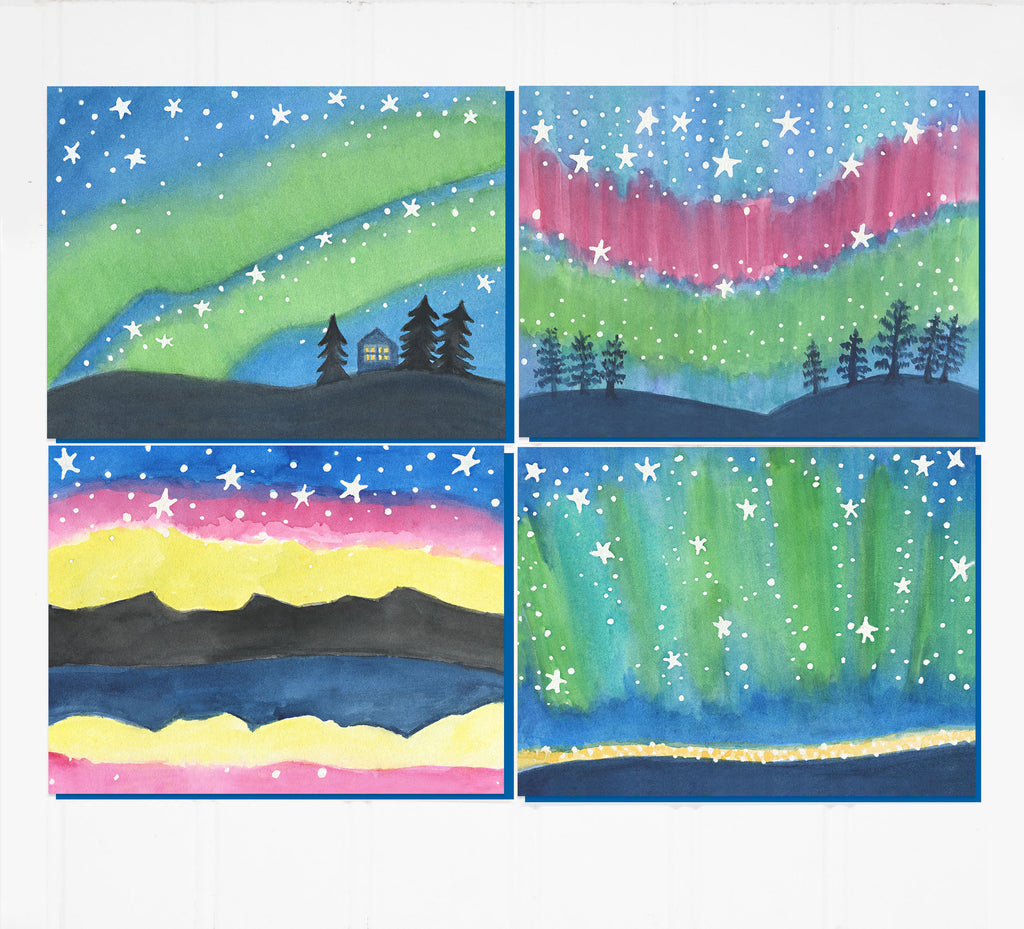 Northern Lights: notecard boxed set, 8 cards