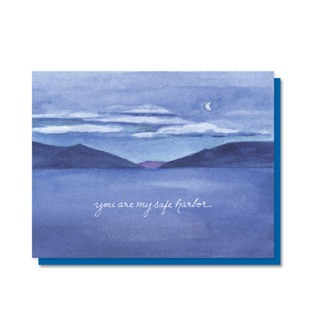 You Are My Safe Harbor Love & Friendship Card