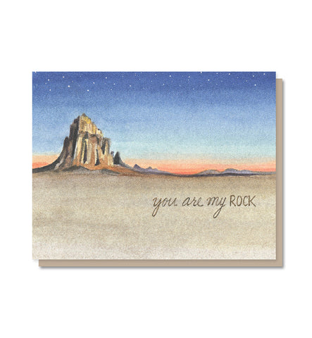 You Are My Rock Love & Friendship Card