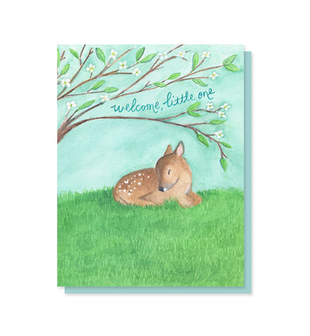 Welcome Little One New Baby Card