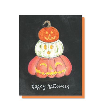 Halloween Pumpkins Card