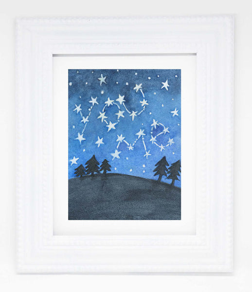You + Me 8x10 art print