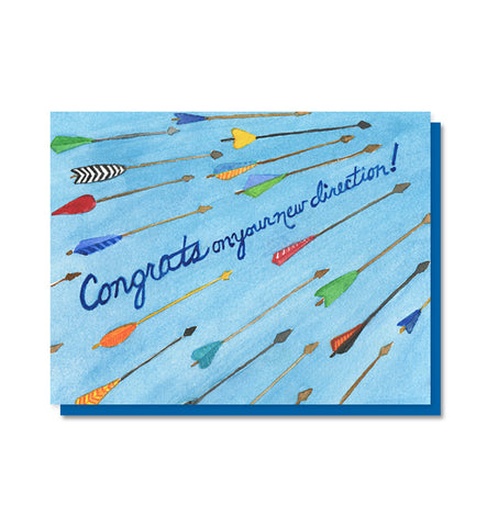 New Direction Congratulations Card