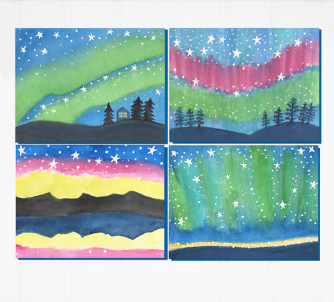 Northern Lights: notecard boxed set, 8 cards
