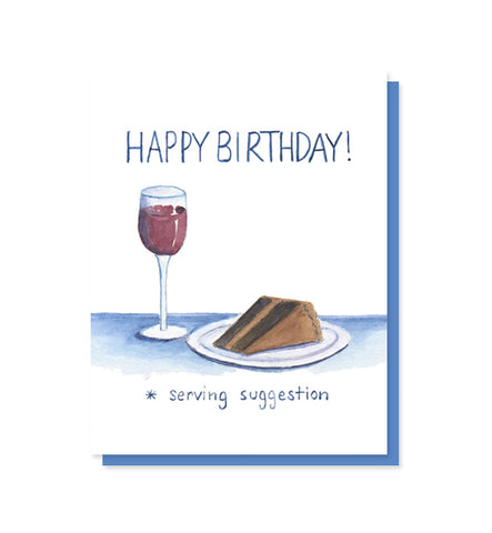 Serving Suggestion Birthday Card