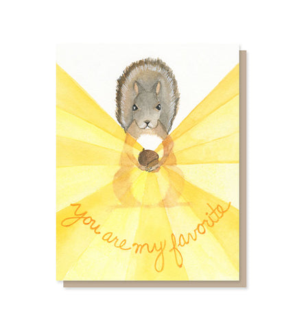 You Are My Favorite (Nut?) Love & Friendship Card