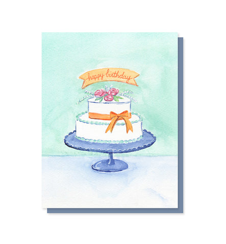 Tiered Cake Birthday Card