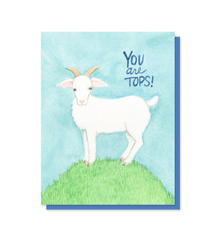 You Are Tops Billy Goat Card